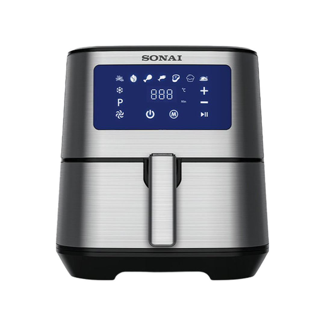 Sonai Fry Master Air Fryer , 5.5 Liter , 1700 Watt Silver - SH-511D
