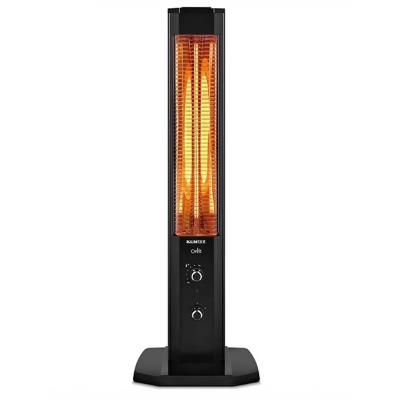 Kumtel Electric Heater , Adjustable Thermostat , 2300 Watt Black - MH-1800
