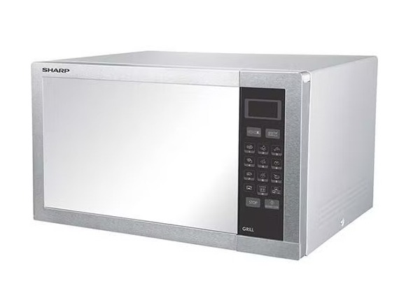 Sharp , 34 Liter 1100 Watt , Silver - R-77At-St