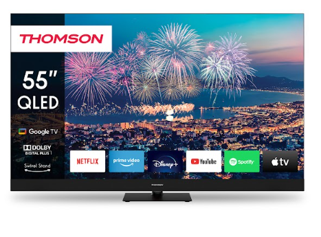 Thomson 55 Inch Smart TV , 4K QLED Built-In Receiver - 55TG8070Q