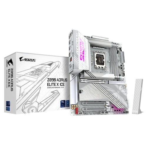 ماذر بورد جيجابايت Z890 اوروس ايليت اكس ايس، انتل Z890 اكسبريس، LGA1851، انتل كور الترا، ATX، واي فاي 7 