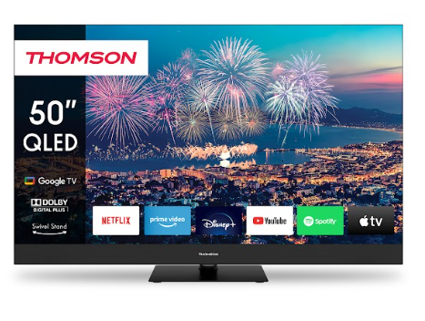 Thomson 50 Inch Smart TV , 4K QLED Built-In Receiver - 50TG8070Q