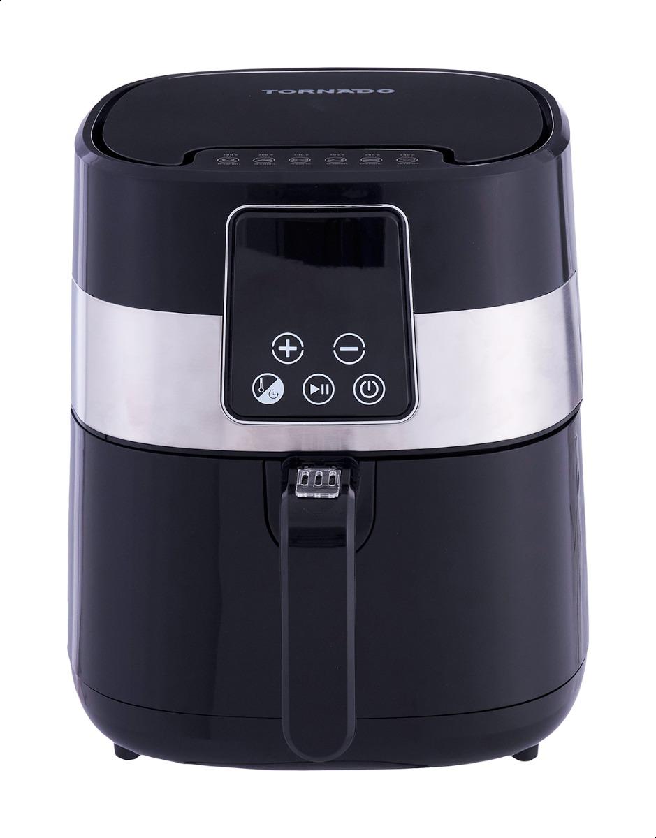 Tornado Digital Air Fryer , 4 Liter Black Silver - THF-133D