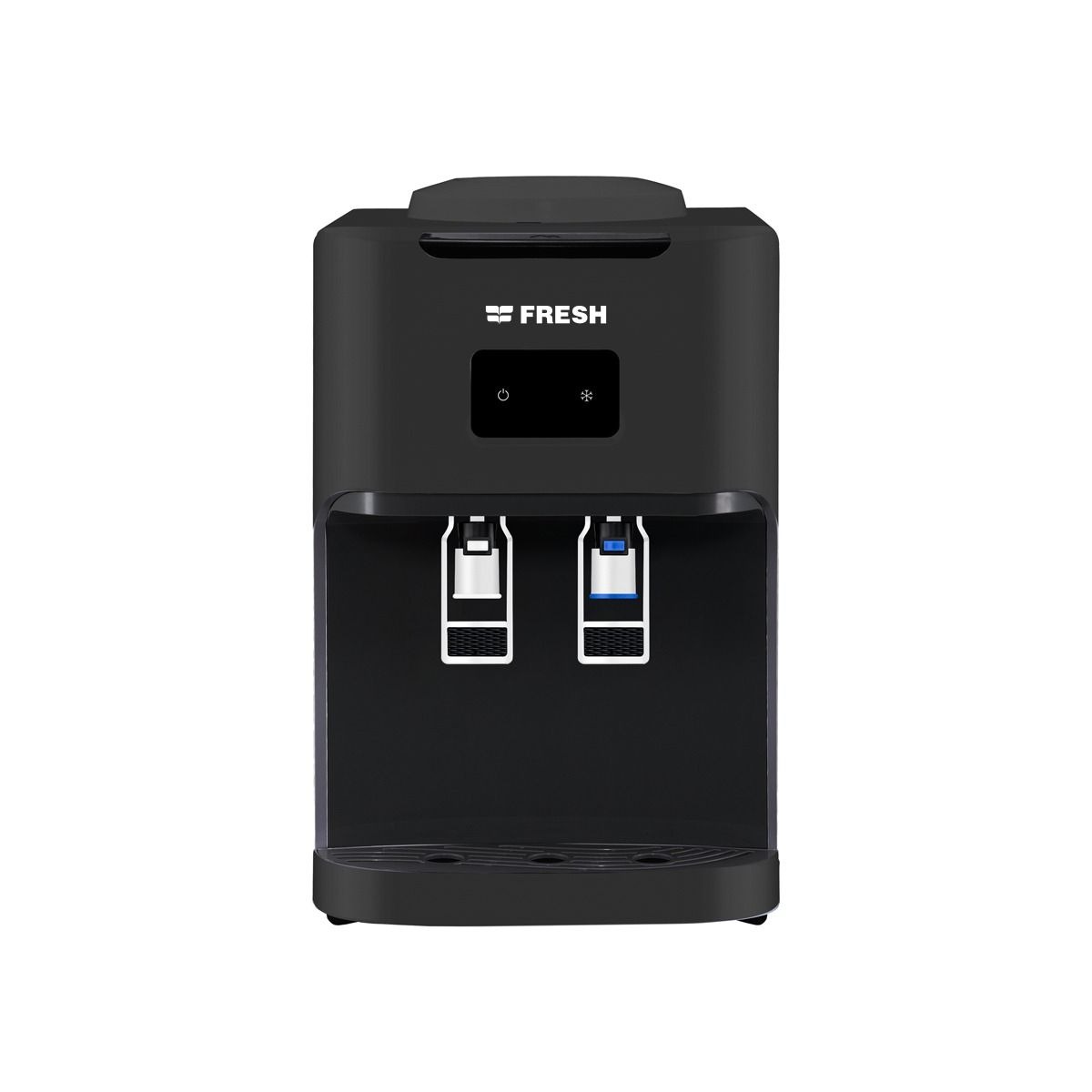 Fresh Warm and Cold Top Loading Desk Water Dispenser , 2 Tabs Black - FW-17VDB- 500013673