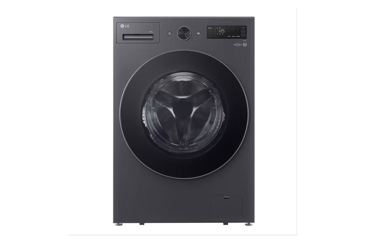 LG Inverter Front Load Washing Machine , 20 kg , Essence Graphite - F0Z8DYP24