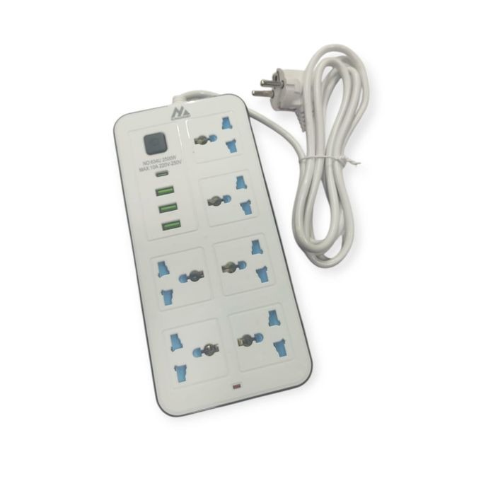 Elmaghraby Power Strip, 4 USB Ports