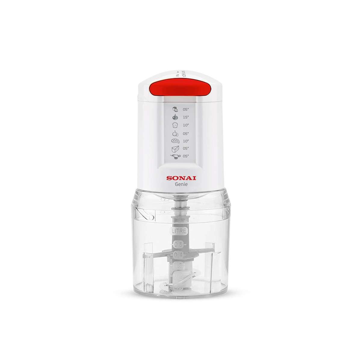 Sonai Genie Electric Chopper , 400 Watt White - MAR-4071