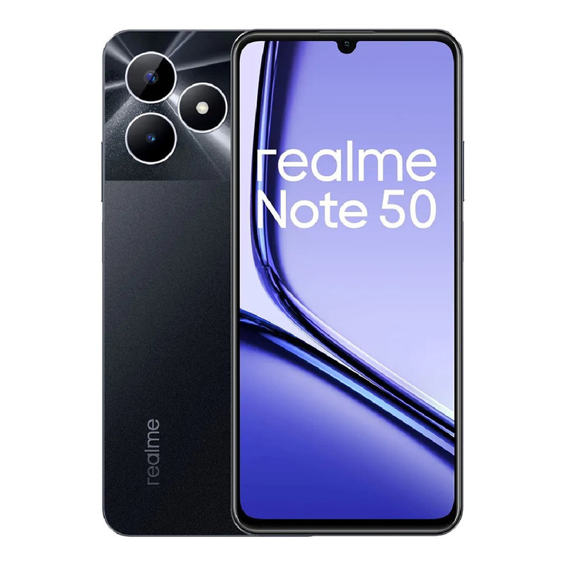 Realme Note 50 , 64 GB , 3 GB , 4G LTE , Dual-SIM - Black