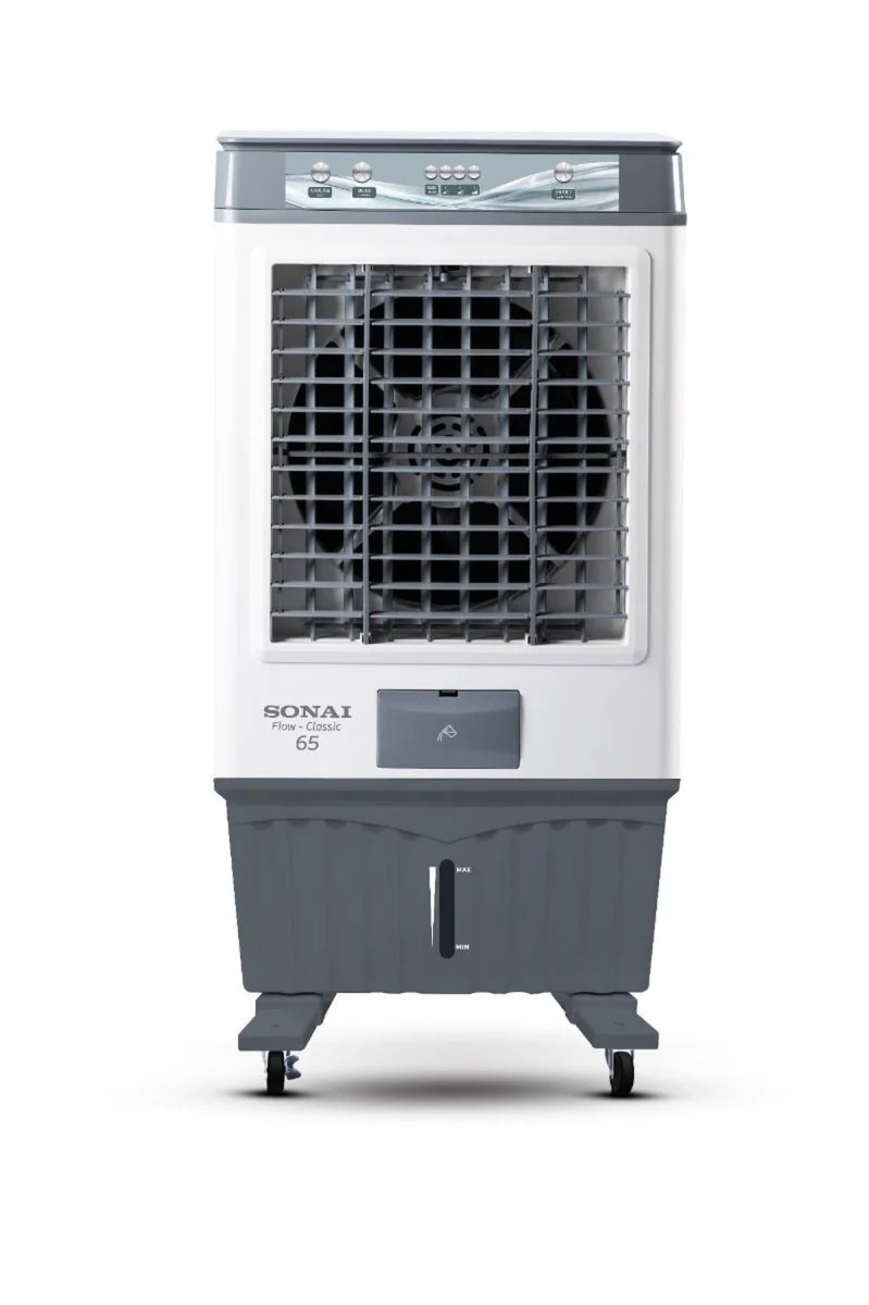 Sonai Flow Modern Desert Air Cooler ,65 Liter ,White Gray - MAR-65DG