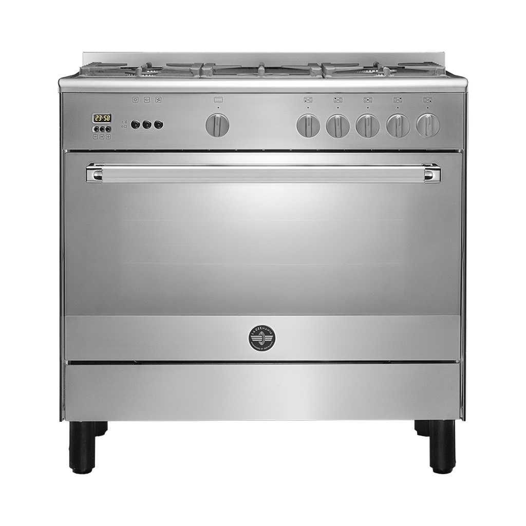 La Germania Supremo Classica Plus Gas Cooker , 5 Burners , Stainless Steel - 9H10GLA1X4AWW