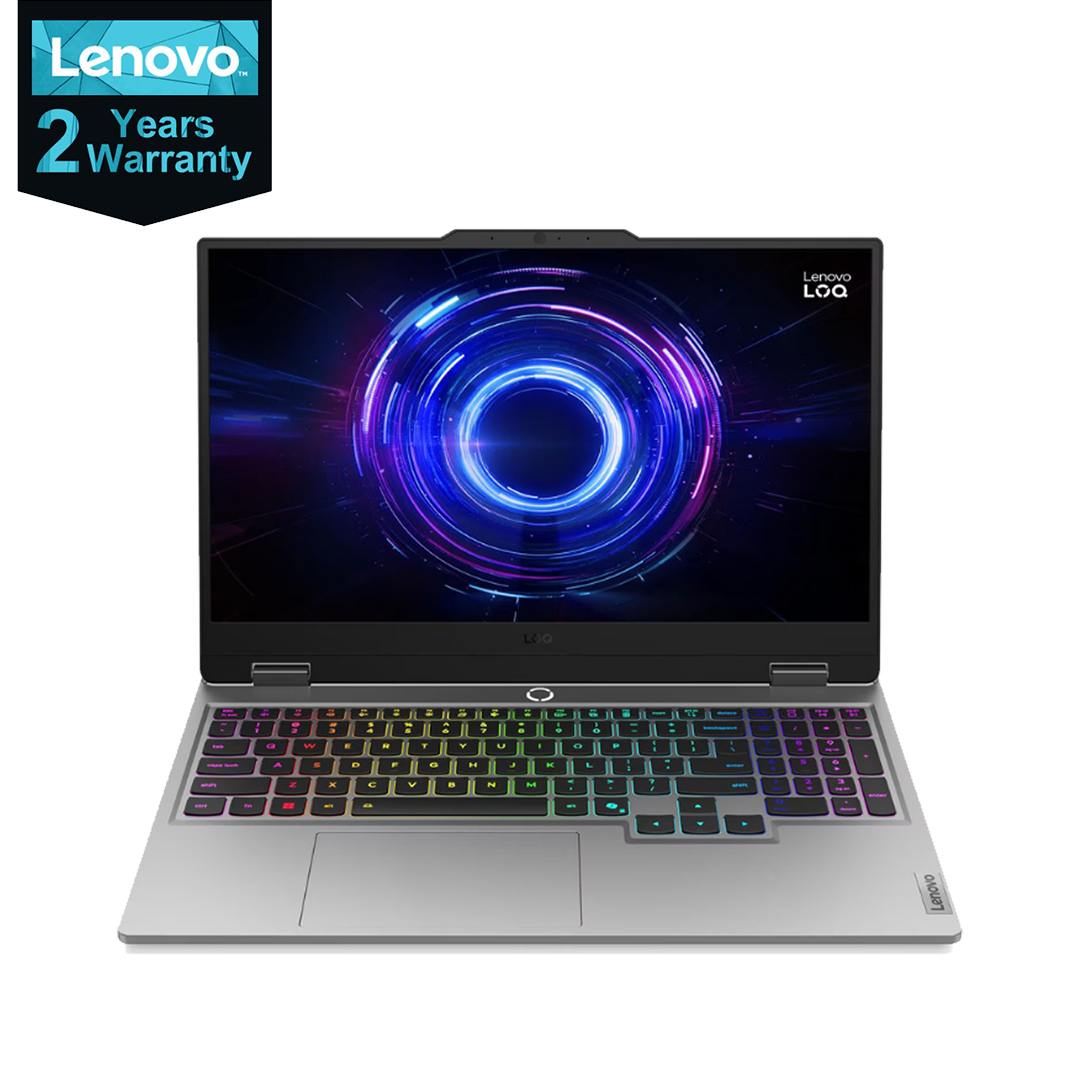 Lenovo LOQ 15IRX10 83JE00DAED Laptop ,Intel Core i7-14700HX 15.6 Inch ,512 GB SSD ,24 GB ,NVIDIA GeForce RTX 5050 ,Windows 11 - Luna Grey