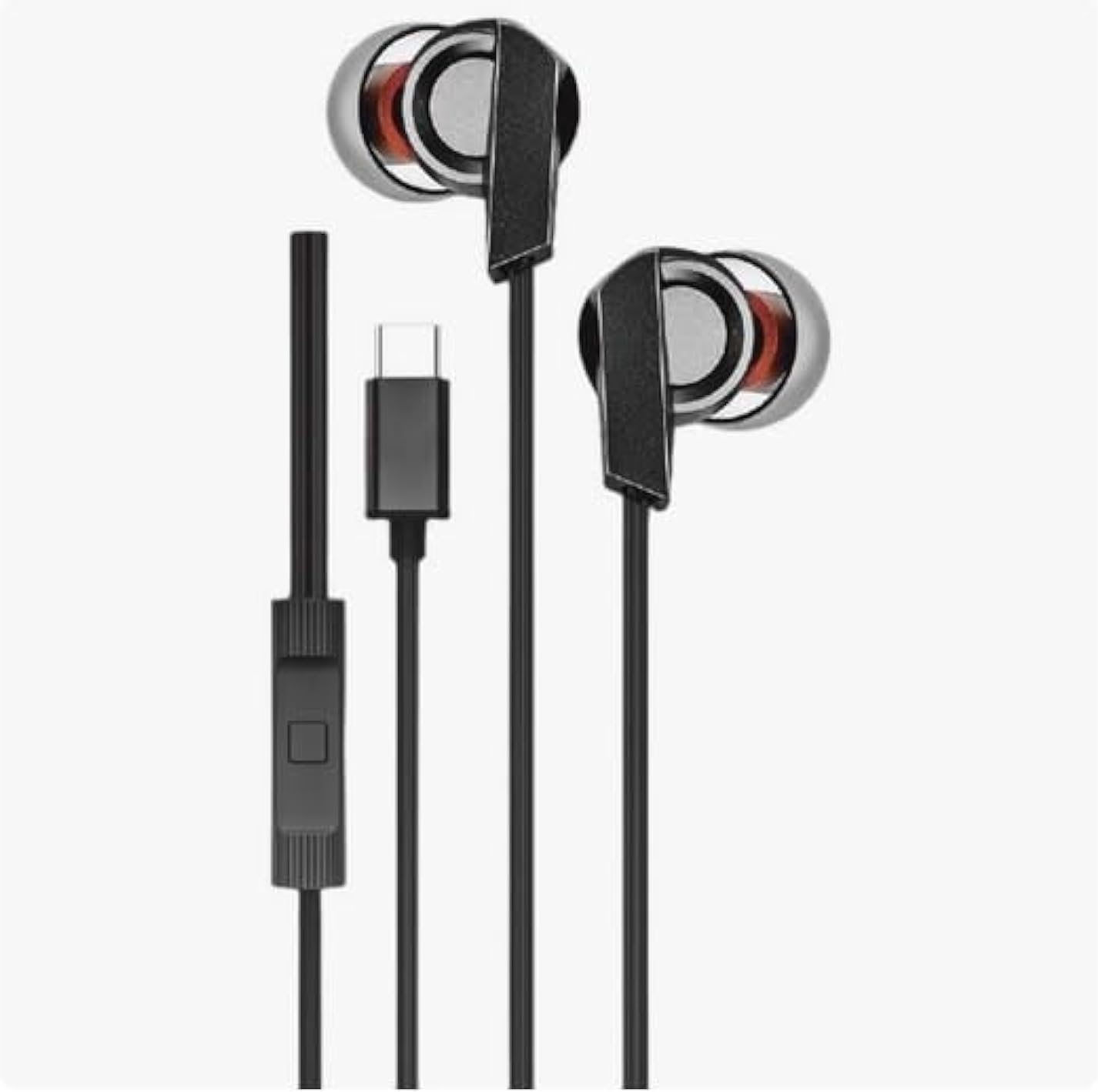 Iconz Wired Earphones , Black - CIE07K
