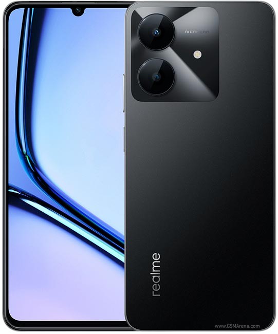 Realme Note 60x, 128GB, 4GB Ram, 4G, Dual SIM - Marble Black
