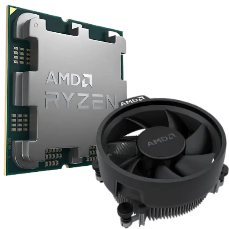 AMD Ryzen 5 7600 6 Cores & 12 Threads Desktop Processor , 5.1GHz, Radeon iGPU, 38MB Cache, 5200 DDR5, PCIe 5.0, AM5, MPK