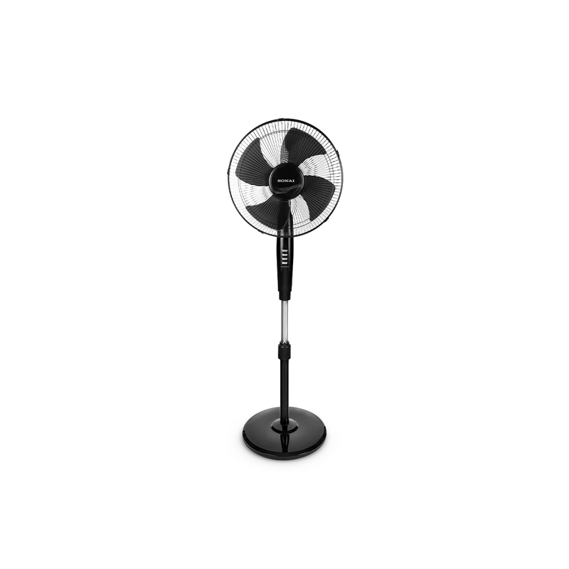 Sonai Stand Fan , 20 Inch , Black - 44256