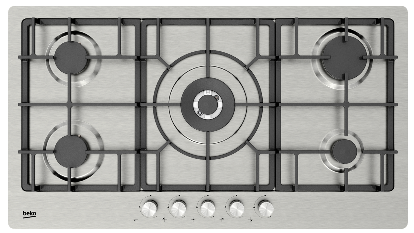 Beko Built-In Gas Hob- HIMW 95226 SXEL