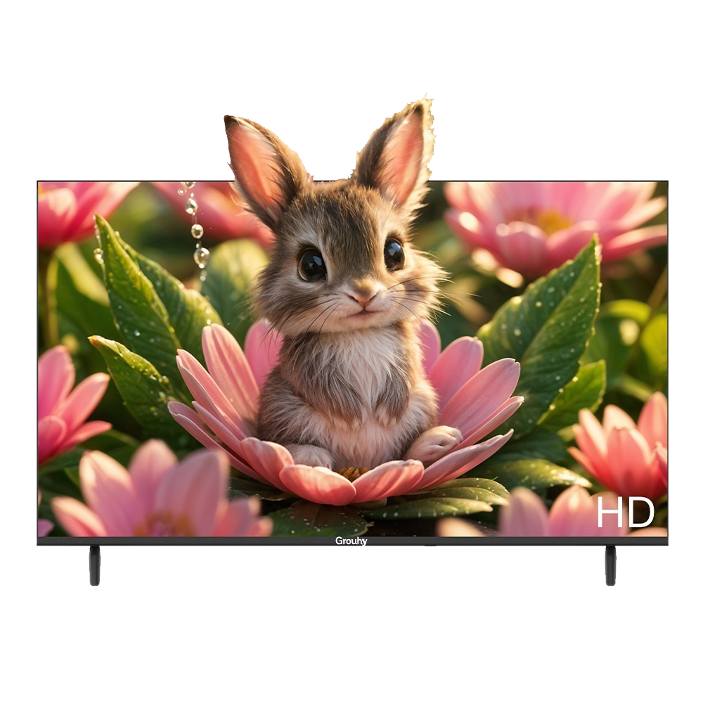 شاشة تلفزيون جروهي، LED، بدقة HD، بدون اطار - GLD32NAV2