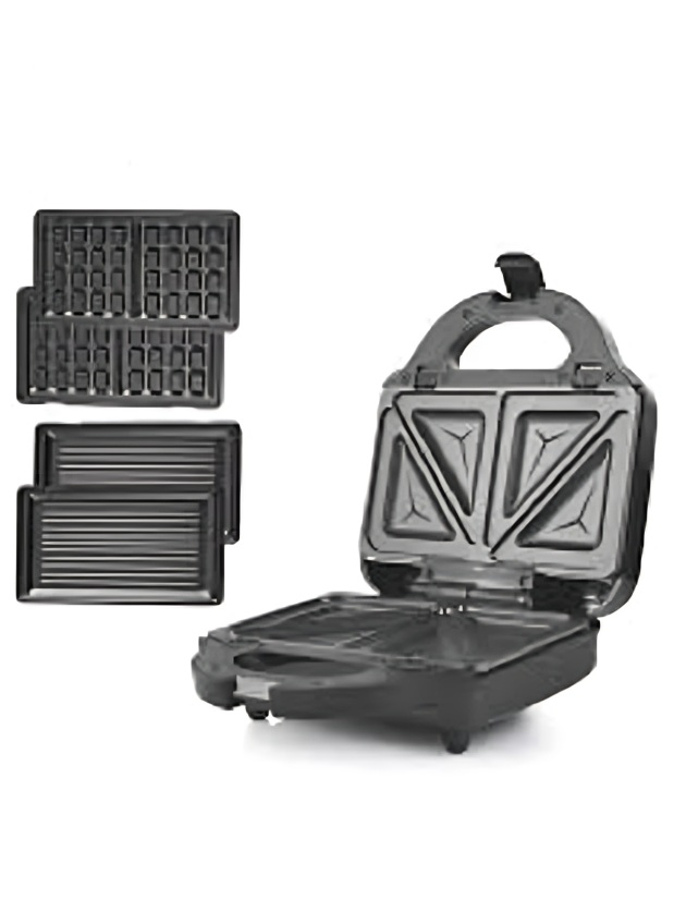 Dsp 3-in-1 Sandwich Maker 750 Watt Silver - KC1209