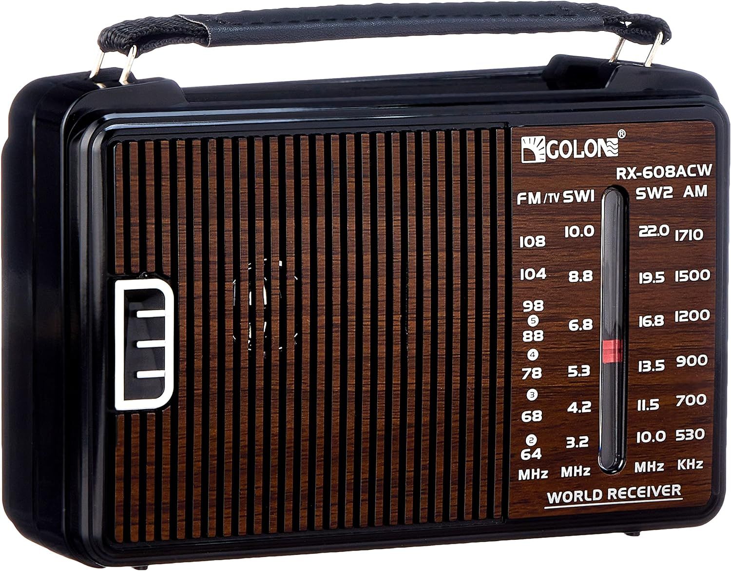 راديو اف ام كهرباء جولون، بني - rx-608acw