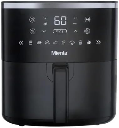 Mienta Digital Air Fryer , 5.7 Liter , 1750 Watt Black - AF47835A