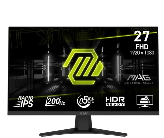 MSI MAG 274F 27 Inch , 200 Hertz 0.5 Millisecond , Black