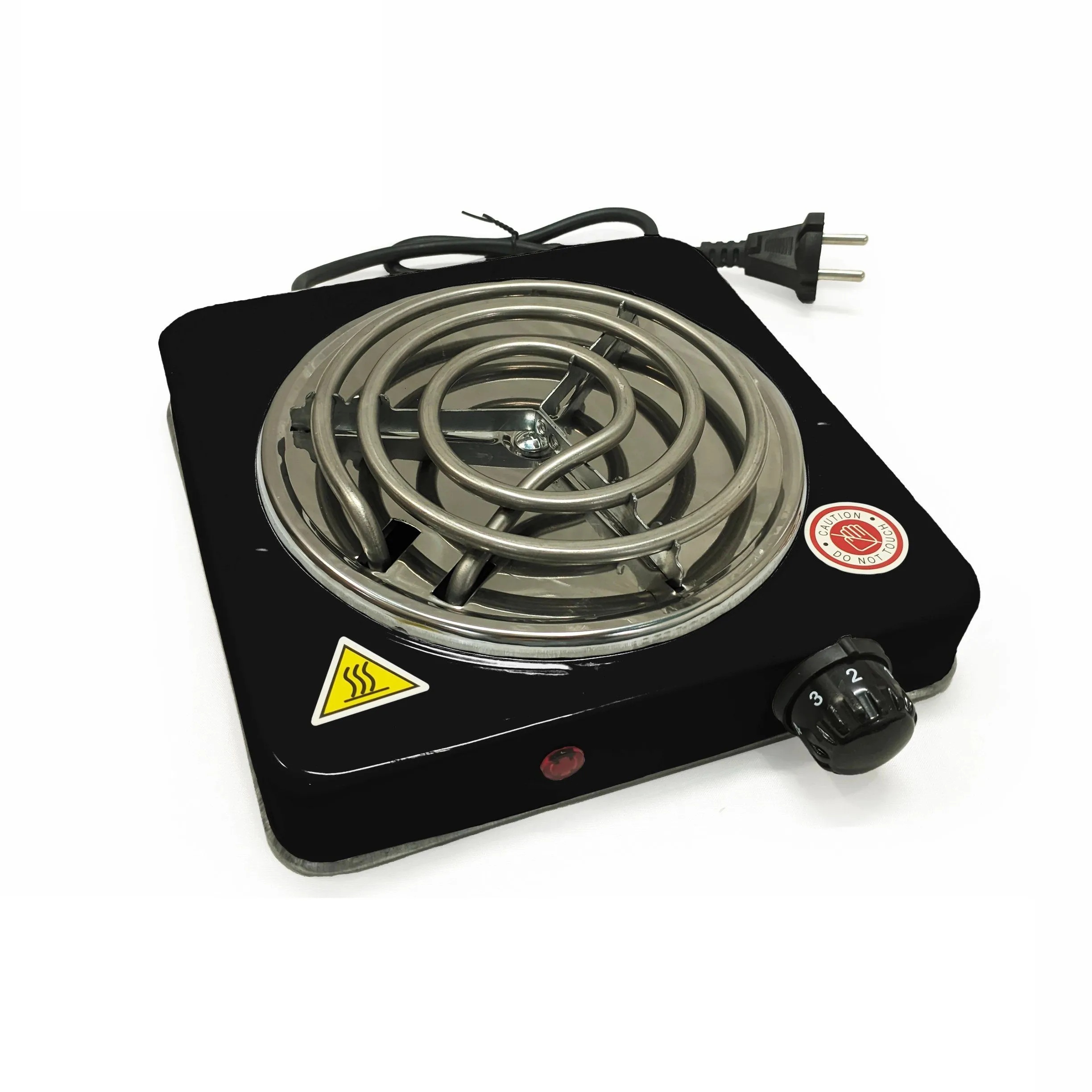Raf Electric Hot Plate , 1 Plate Burners , 1000 Watt Black - R.8010BB