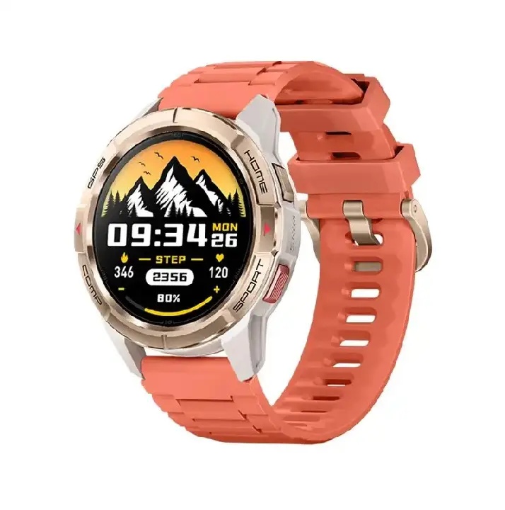 Mibro GS Active Smart Watch , 1.3 Inch Gold Orange