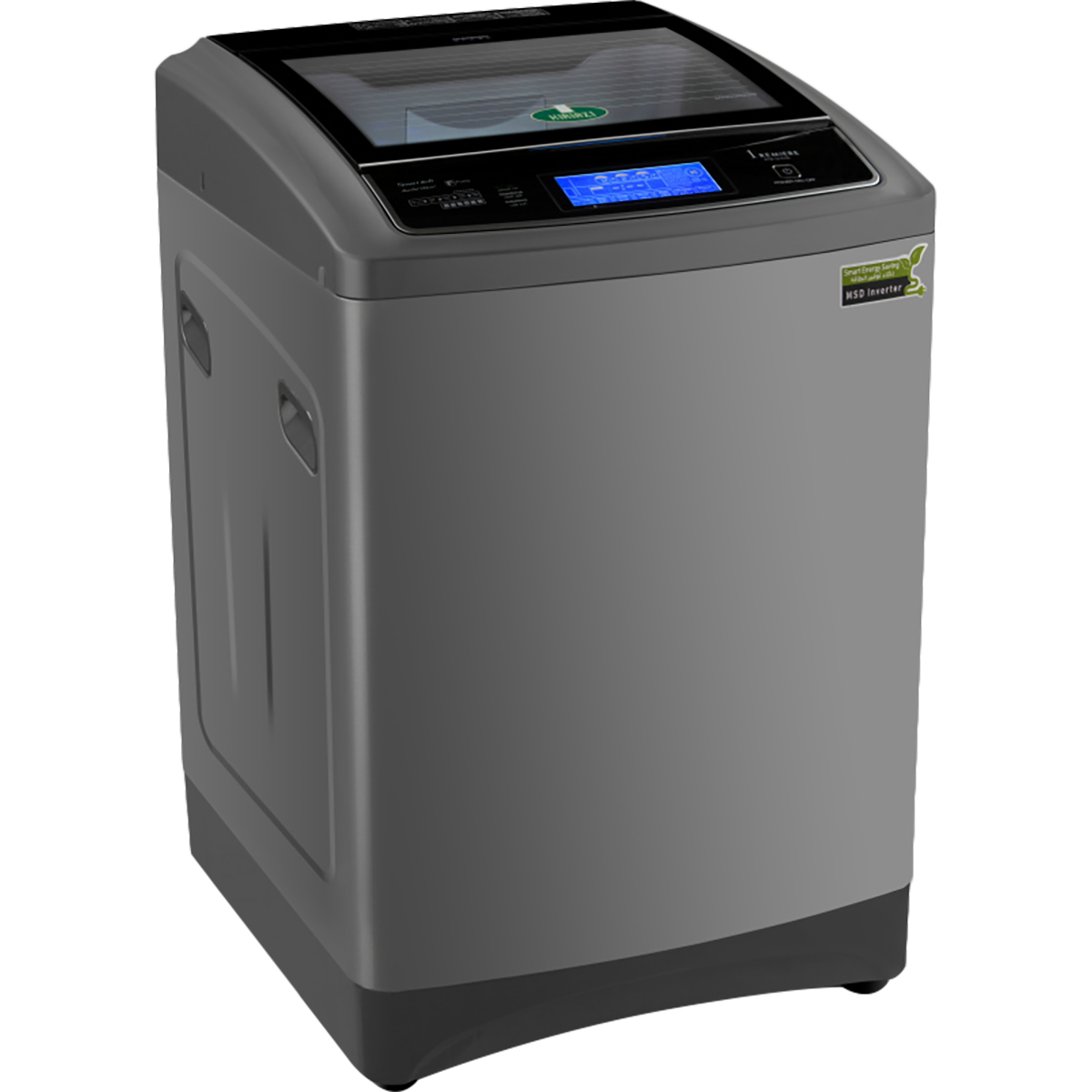 Kiriazi KTW 1212 CS Inverter Top Load Washing Machine , 12 kg , Silver