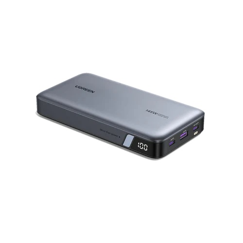 Ugreen Wired Power Bank , 25000 mAh 3 Ports , Grey , PB205