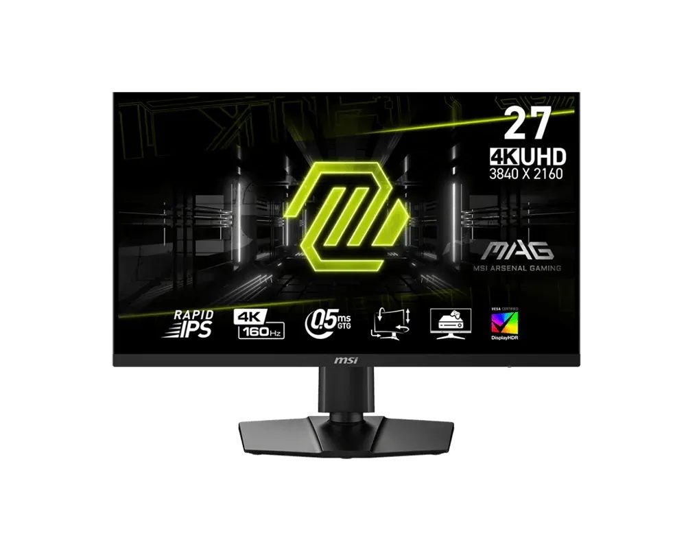 MSI MAG 274UPF E2 27 Inch 4K UHD Flat Gaming Monitor , 160 Hertz 0.5 Millisecond , Black