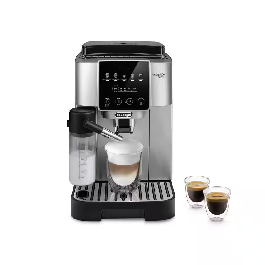 Delonghi Magnifica Start Coffee Machine , 1.8 Liter 1450 Watt , Silver Black - ECAM220.8.SB