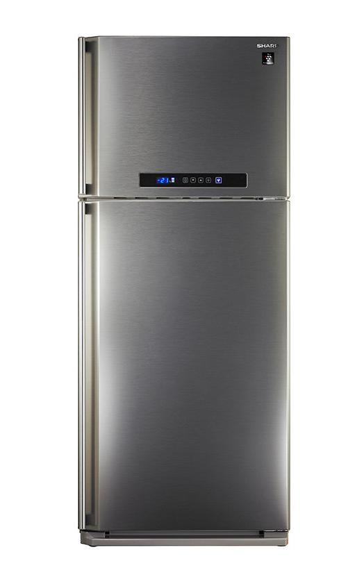 Sharp Top Freezer Refrigerator , 385 Liter , Stainless Steel - SJ-PC48A(ST)