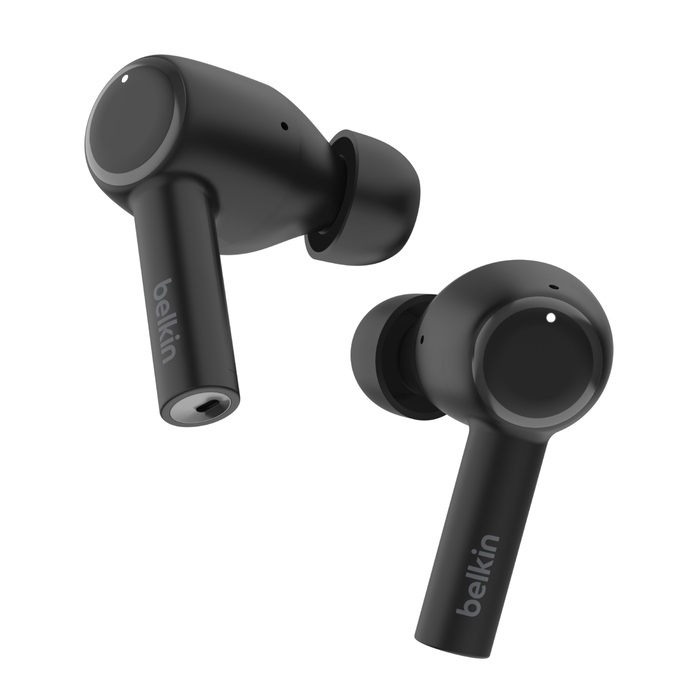 Belkin SoundForm Pulse Earbuds , Noise Cancellation , Black