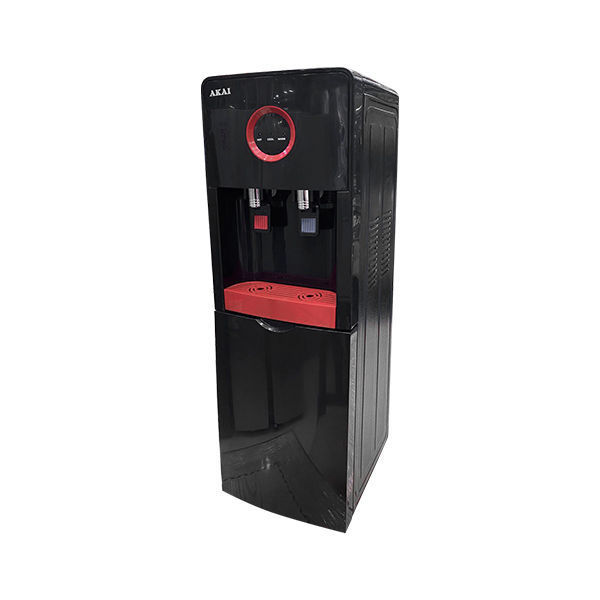 Akai Hot & Cold Top Loading Water Dispenser , 2 Tabs Black Red - YLR-PF-16