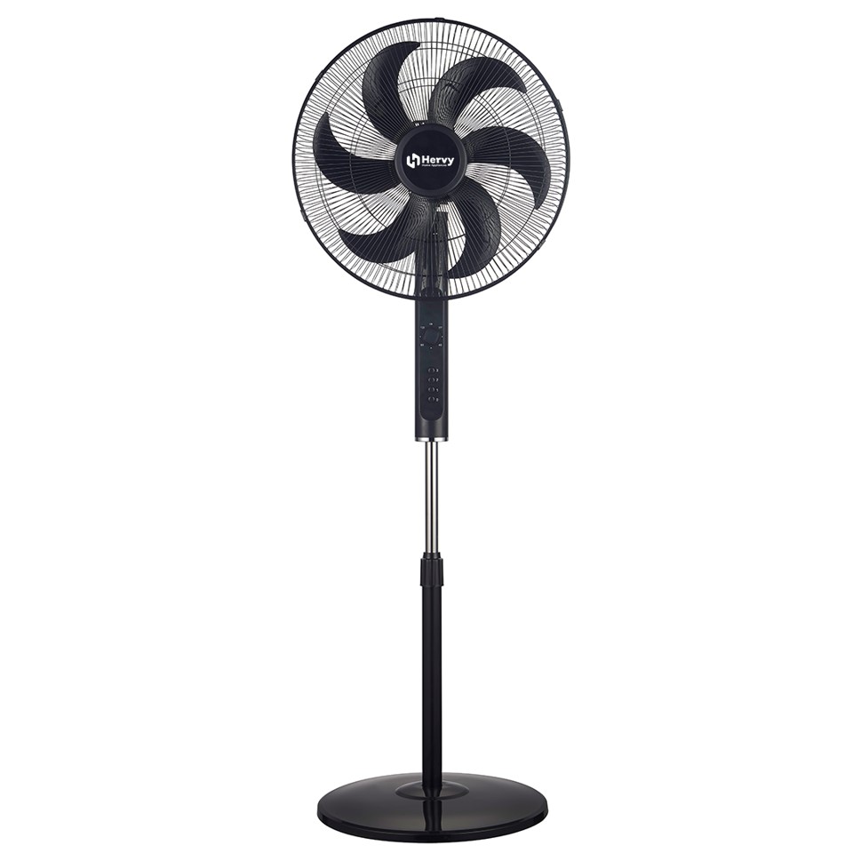 Hervy Stand Fan , 18 Inch , Black - SF-001