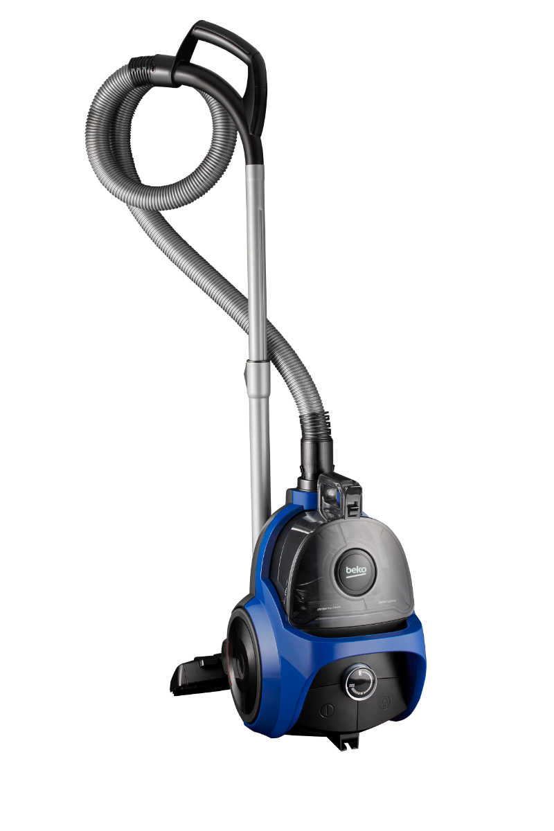 Beko Bagless Canister Vacuum Cleaner , 1400 Watt Black Blue - VCO 64320 WD