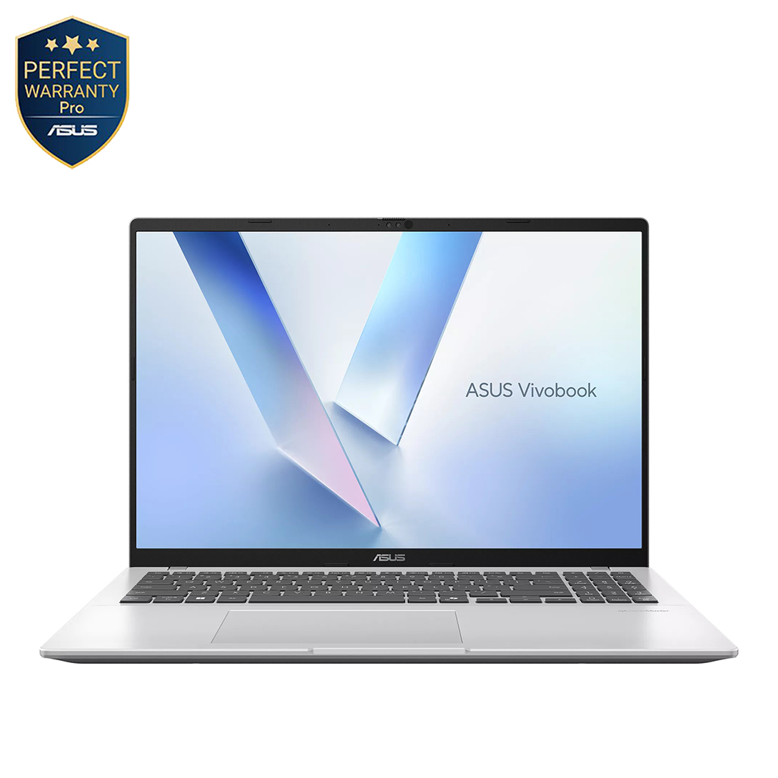 Asus Vivobook 16 X1607CA-UL005W Laptop ,Intel Core Ultra 5-225H 16 Inch ,512 GB SSD ,16 GB ,Intel Graphics ,Windows 11 - Cool Silver