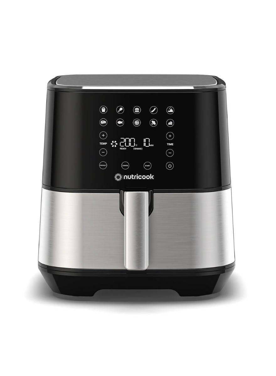 Nutricook 2 Air Fryer , 5.5 Liter , 1700 Watt Silver - NCAF205K