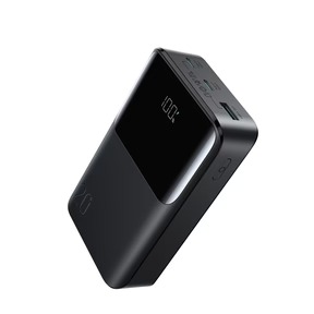 Joyroom Wired Wired Mini Power Bank , 20000 mAh 3 Ports , Black , JR-QP192