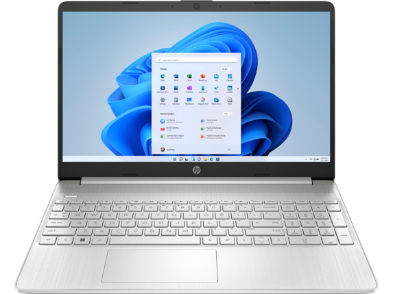 Hp 15S-FQ5043NE Laptop ,Intel Core i7-1255U 15.6 Inch ,512 GB SSD ,8 GB ,Intel Iris XE Graphics ,Windows 11 - Natural Silver