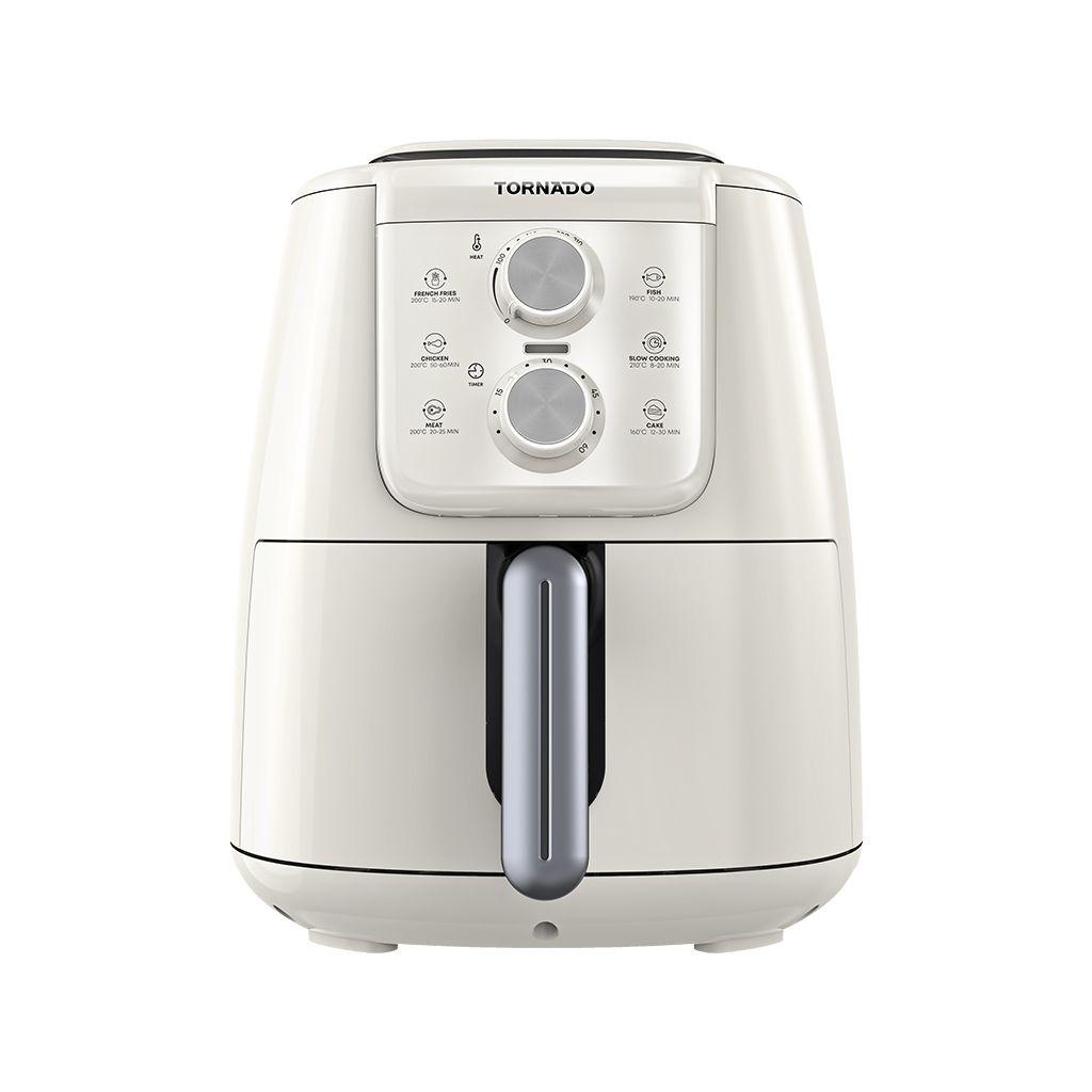Tornado Air Fryer , 4 Liter Creamy Silver - THF-1554M-XL-CS