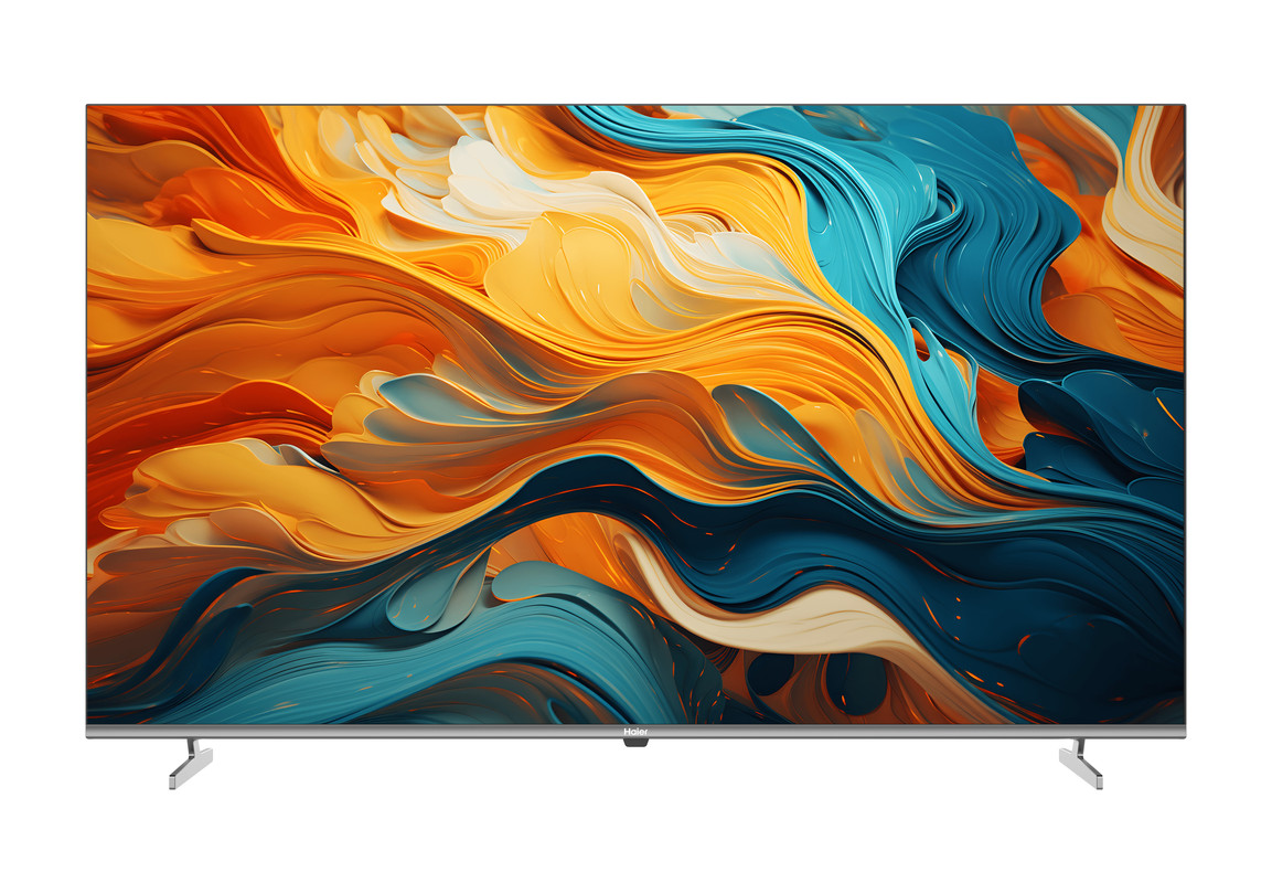 شاشة تلفزيون سمارت هاير ، مقاس 50 بوصة ، QLED ، دقة 4K UHD ، بريسيفر داخلي
