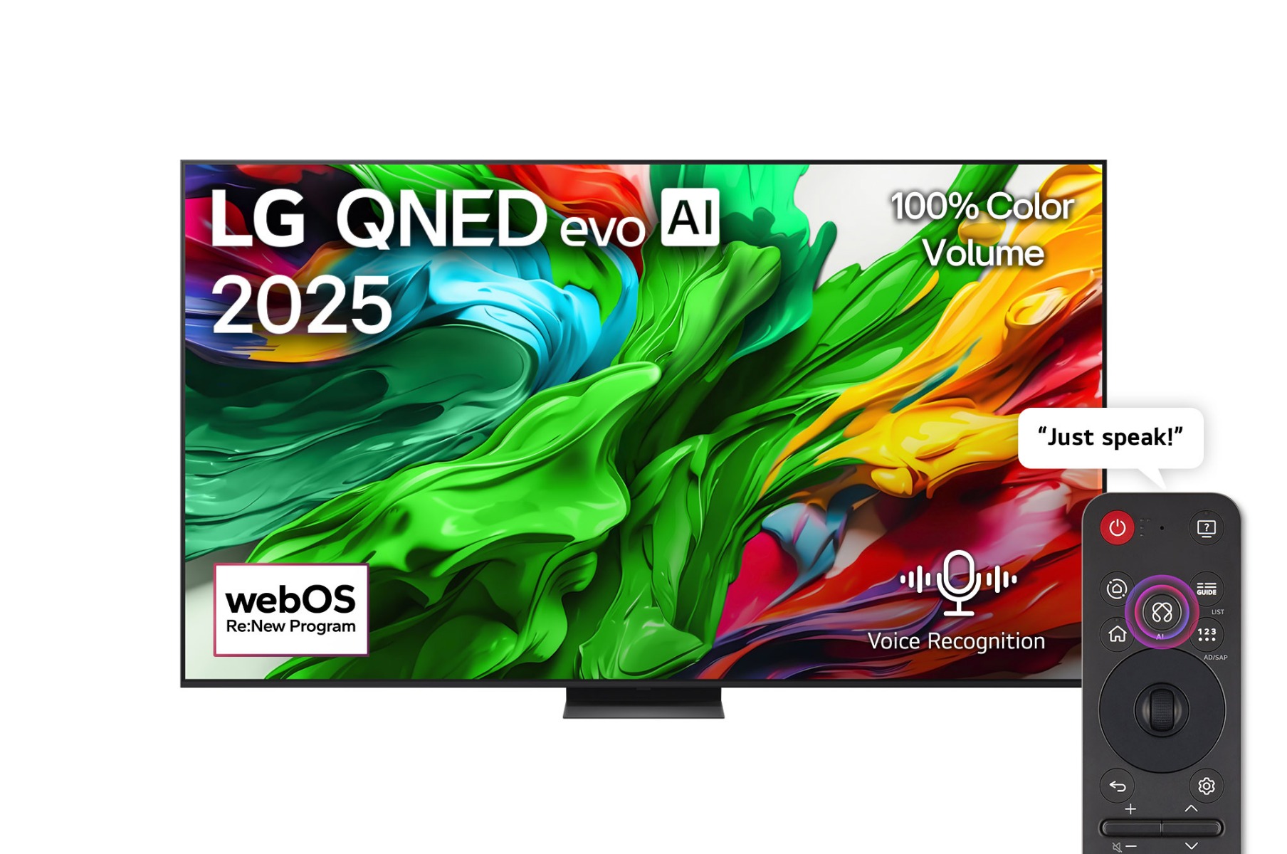 LG 100 Inch Smart TV , 4K UHD Mini LED Built-In Receiver - QNED86 A