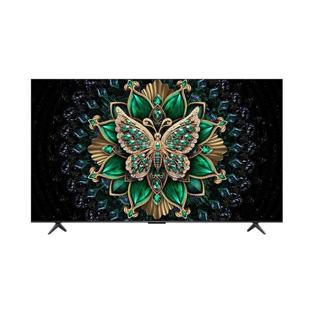 شاشة تلفزيون سمارت تي سي ال ، مقاس 75 بوصة ، Mini LED ، دقة 4K UHD ، بريسيفر داخلي - 75C6K