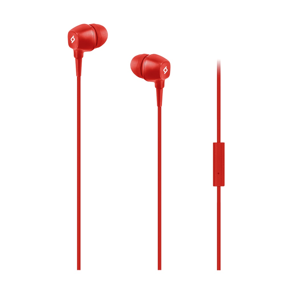 Ttec Pop Wired Earphones , Red - 2KMM13GR