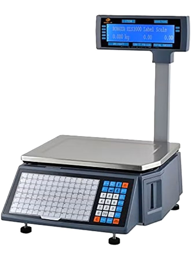 Rongta Tech Barcode and Receipt Printing Scale , Silver Grey - 1100