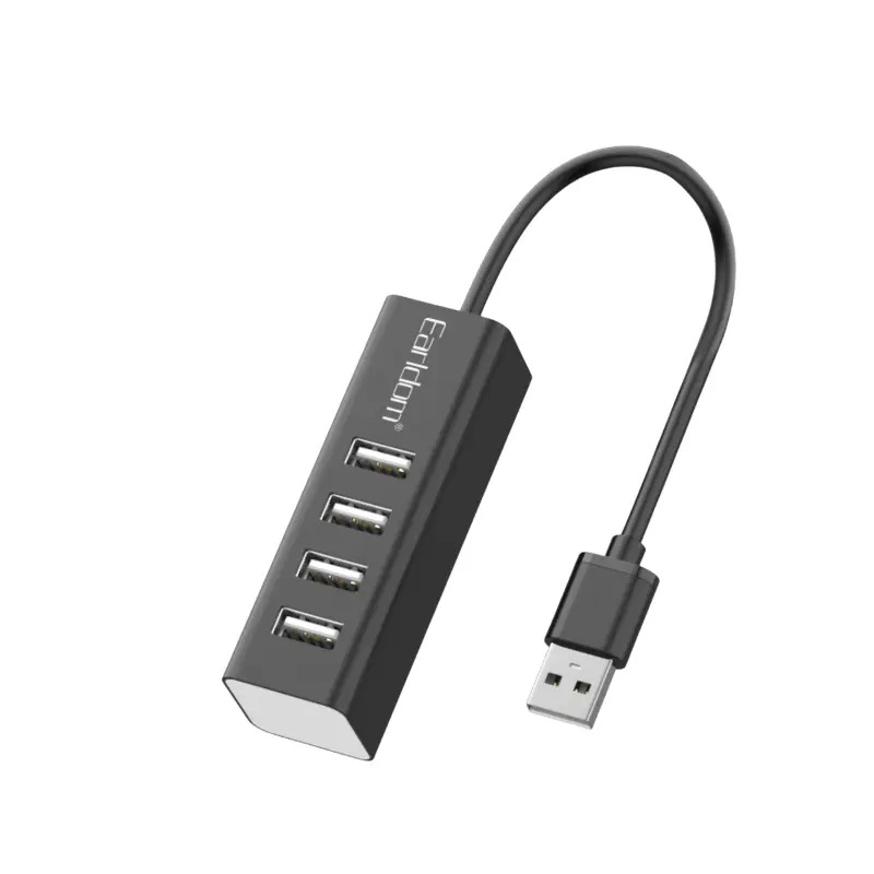 موزع USB USB ايرلدوم ، اسود - HUB14