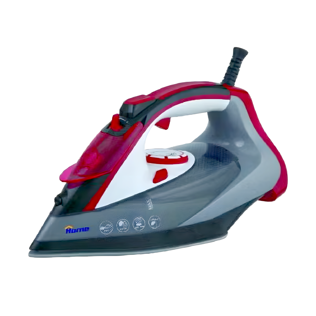 Home Steam Iron , 2200 Watt , Red Grey - SN1108