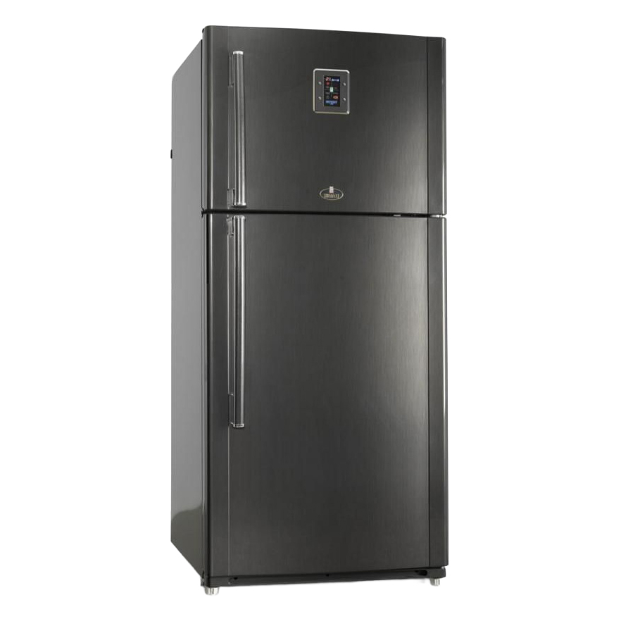 Kiriazi NoFrost Top Freezer Refrigerator , 625 Liter , Black - KH625