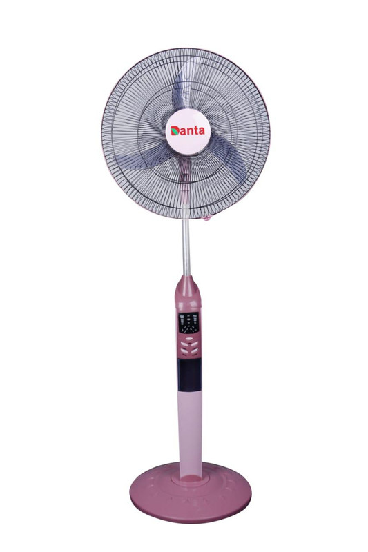 Danta Shabah Stand Fan with Remote Control , 18 Inch , Purple